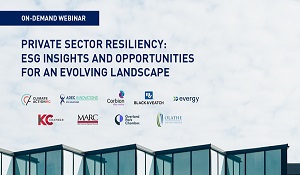 Private Sector Resiliency - ESG Insights and Opportunities