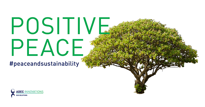 The Link Between Peace and Sustainable Development Banner Image